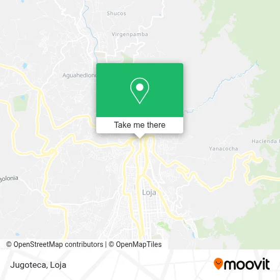 Jugoteca map