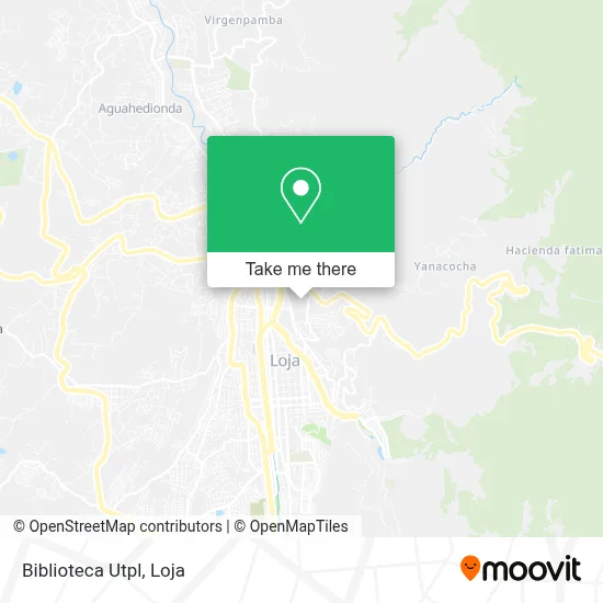 Biblioteca Utpl map