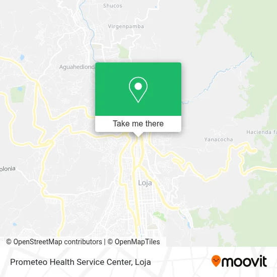 Prometeo Health Service Center map