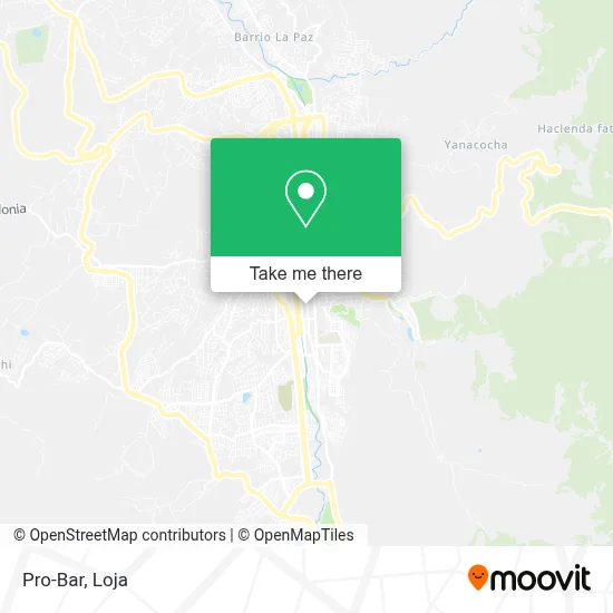 Pro-Bar map