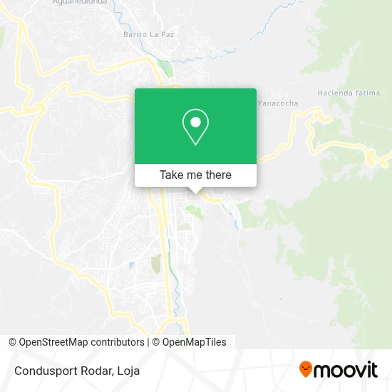 Condusport Rodar map