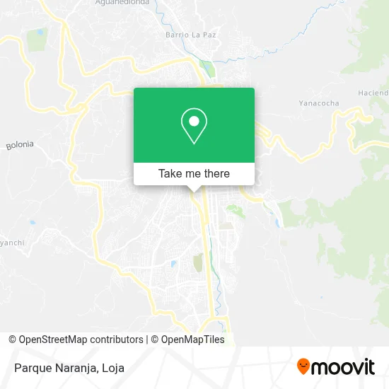 Parque Naranja map