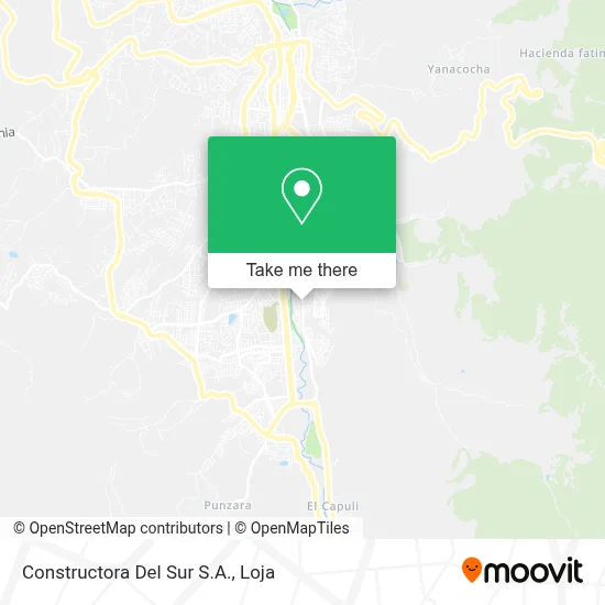 Constructora Del Sur S.A. map