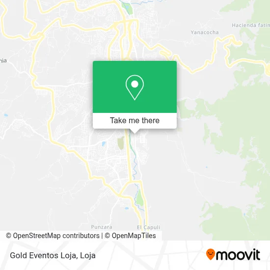 Gold Eventos Loja map