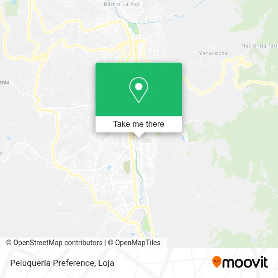 Peluquería Preference map