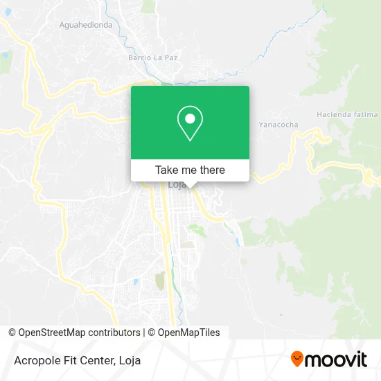 Acropole Fit Center map