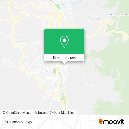 Sr. Choclo map