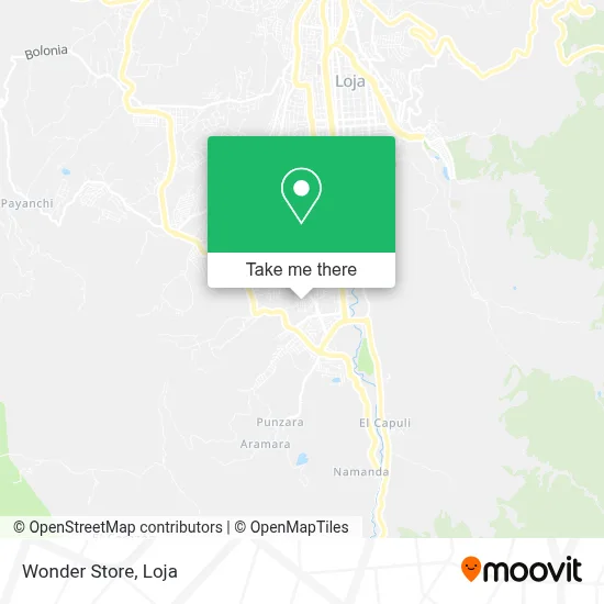 Wonder Store map