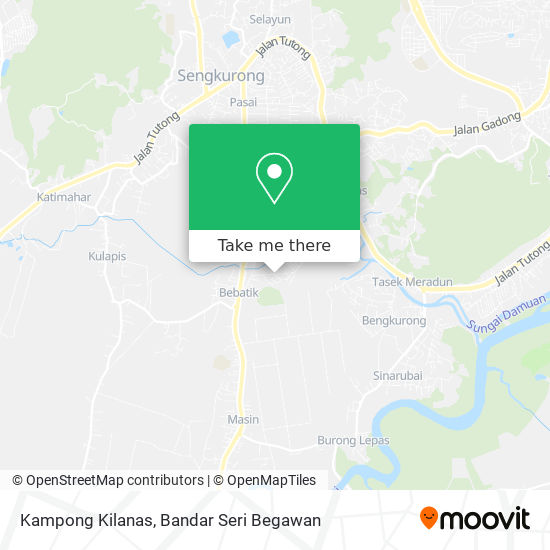 Kampong Kilanas map