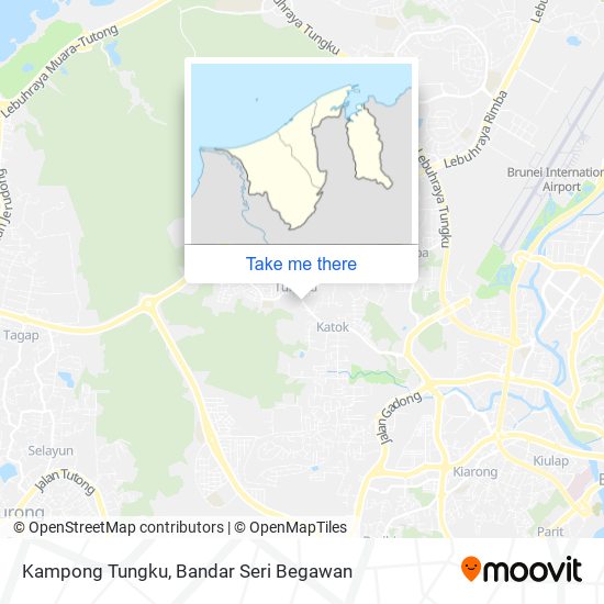 Kampong Tungku map