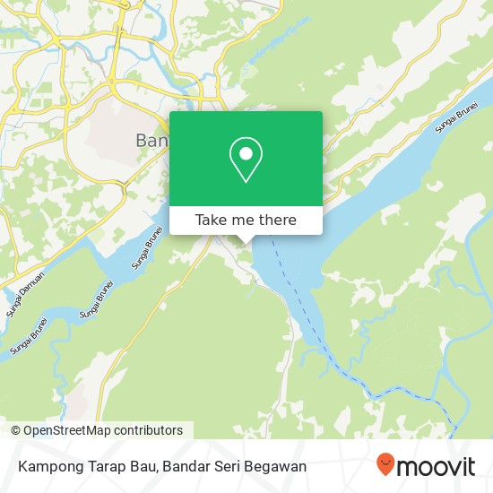 Kampong Tarap Bau map