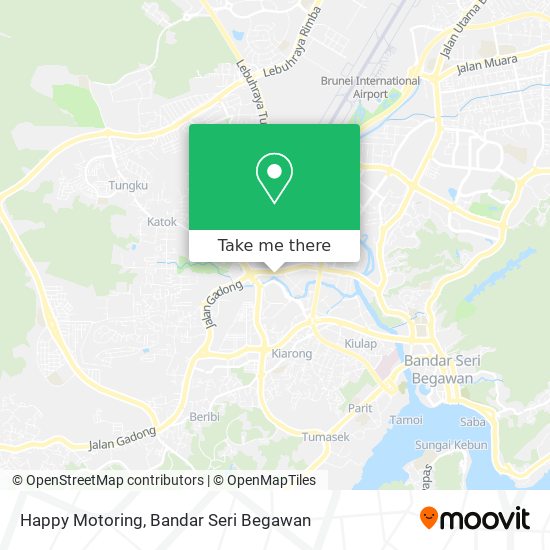 Happy Motoring map
