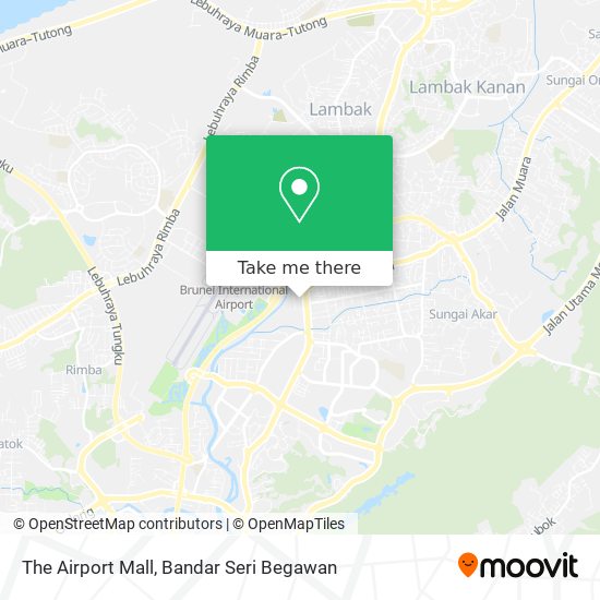 The Airport Mall map