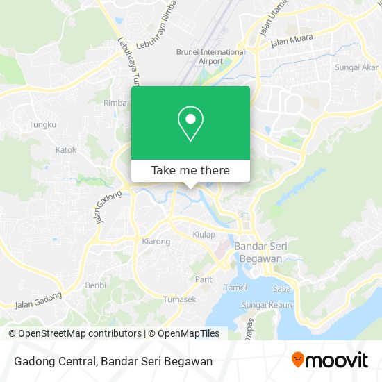 Gadong Central map