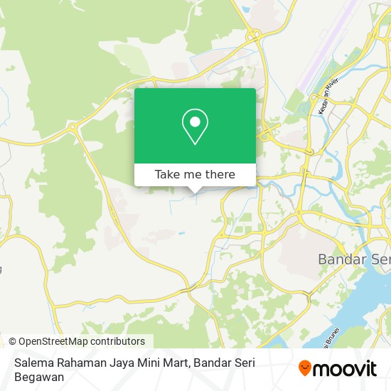 Peta Salema Rahaman Jaya Mini Mart