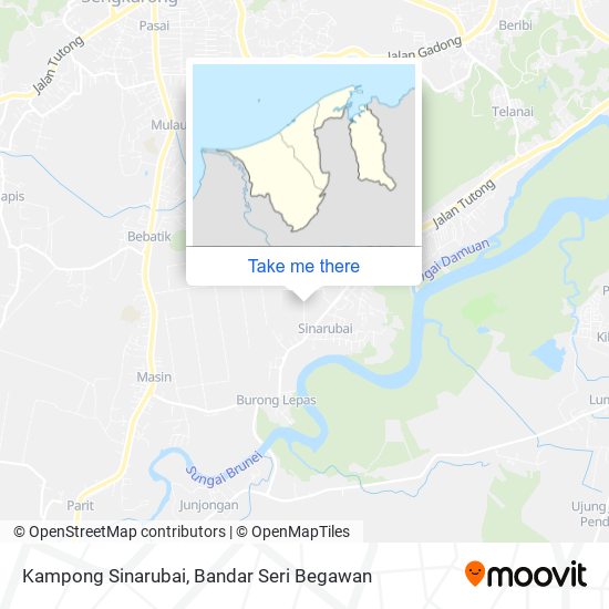 Kampong Sinarubai map