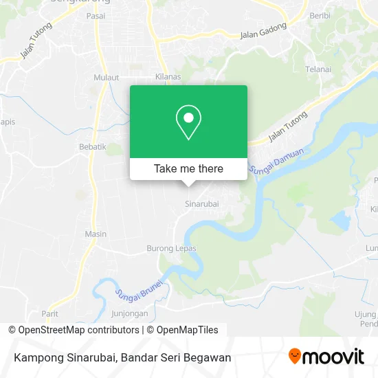 Kampong Sinarubai map