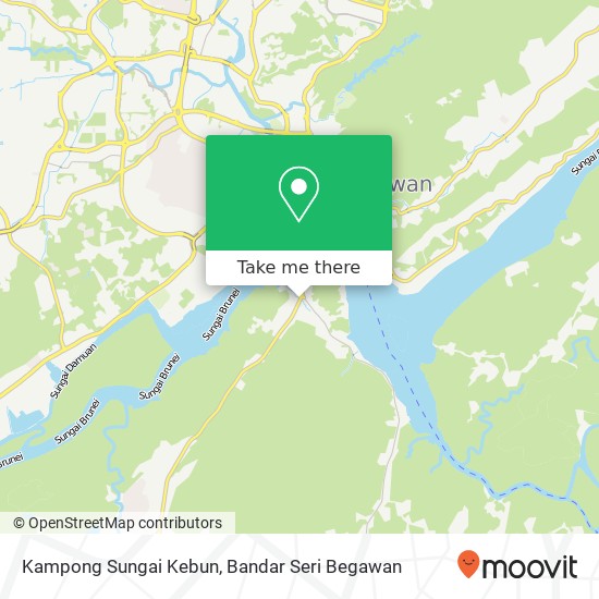 Kampong Sungai Kebun map