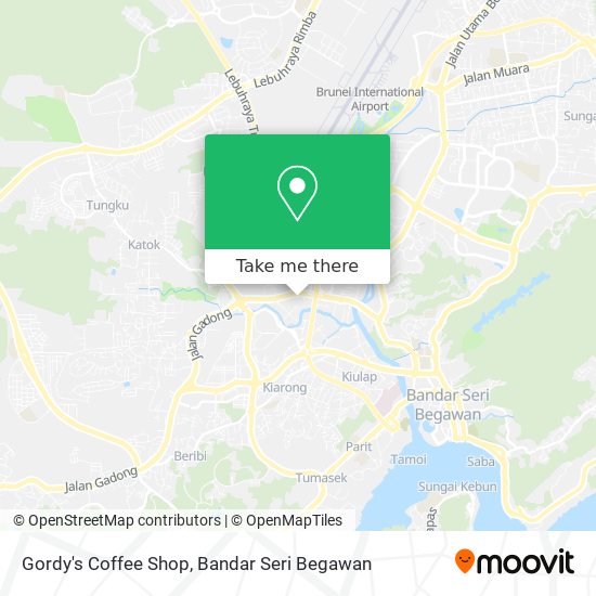 Gordy's Coffee Shop map