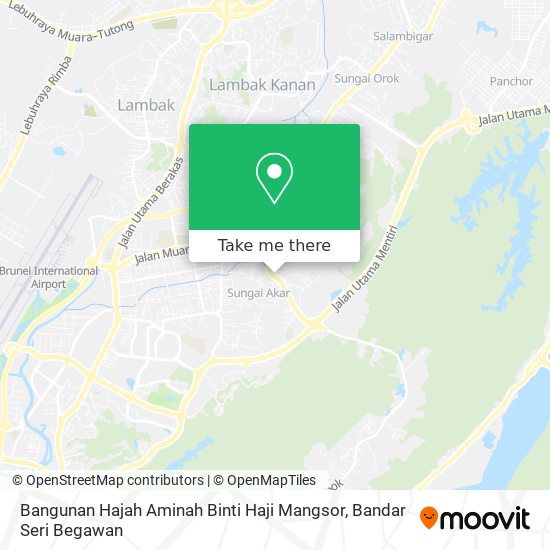 Bangunan Hajah Aminah Binti Haji Mangsor map