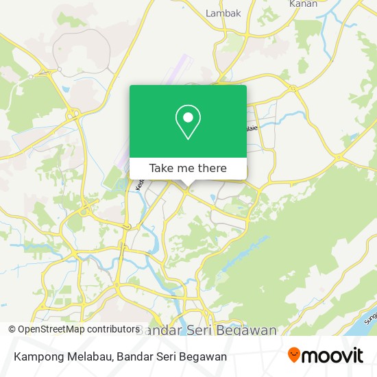 Kampong Melabau map
