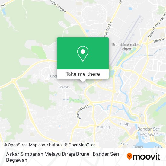 Askar Simpanan Melayu Diraja Brunei map