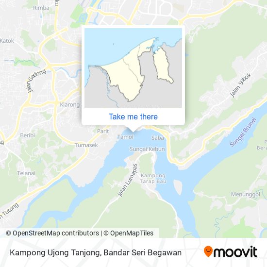 Kampong Ujong Tanjong map
