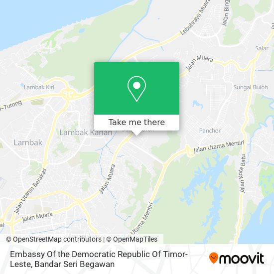 Embassy Of the Democratic Republic Of Timor-Leste map