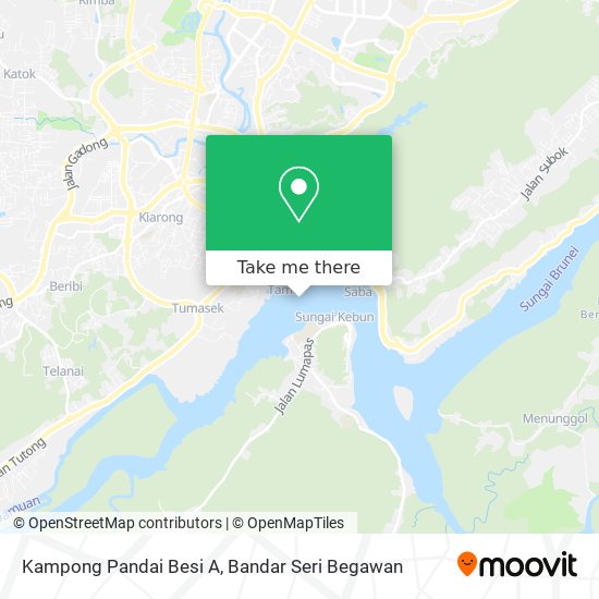 Kampong Pandai Besi A map