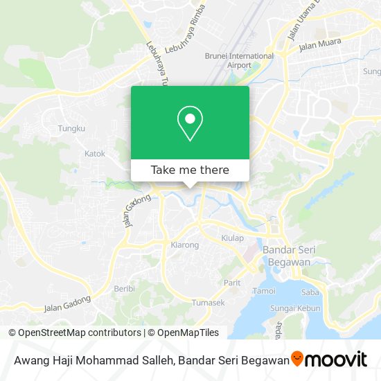 Awang Haji Mohammad Salleh map