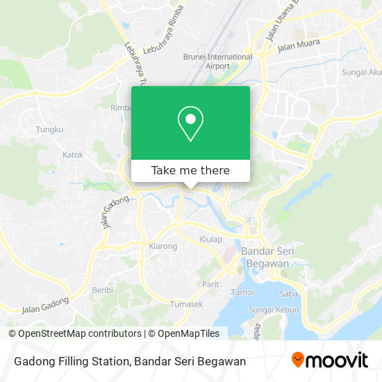 Gadong Filling Station map