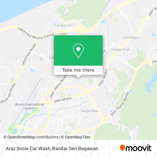 Araz Snow Car Wash map