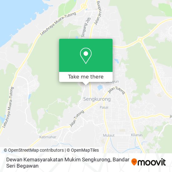 Dewan Kemasyarakatan Mukim Sengkurong map