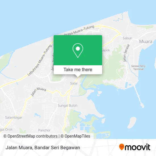 Jalan Muara map