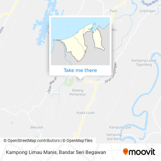 Kampong Limau Manis map