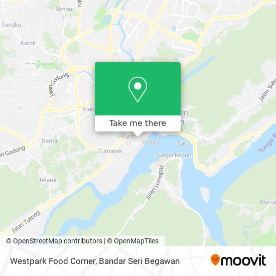 Westpark Food Corner map