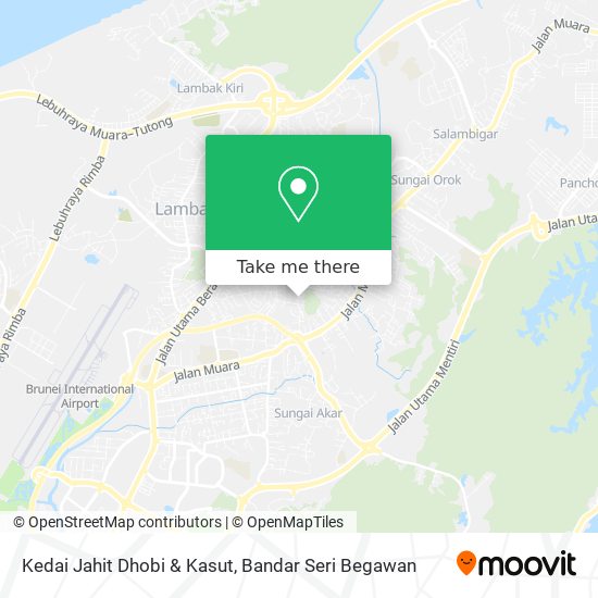 Kedai Jahit Dhobi & Kasut map