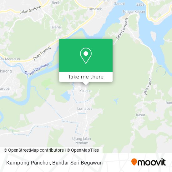 Kampong Panchor map