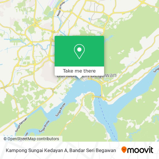 Kampong Sungai Kedayan A map