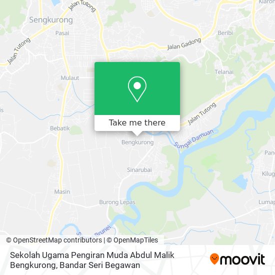 Sekolah Ugama Pengiran Muda Abdul Malik Bengkurong map