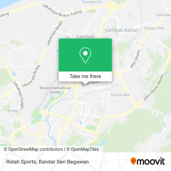 Ridah Sports map