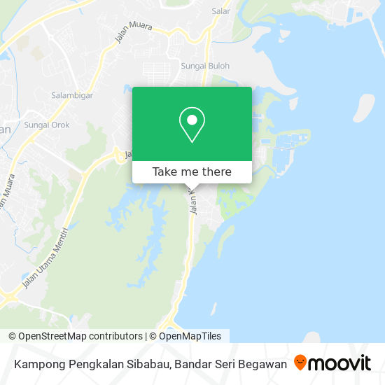 Kampong Pengkalan Sibabau map