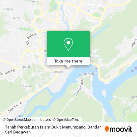 Tanah Perkuburan Islam Bukit Menumpang map