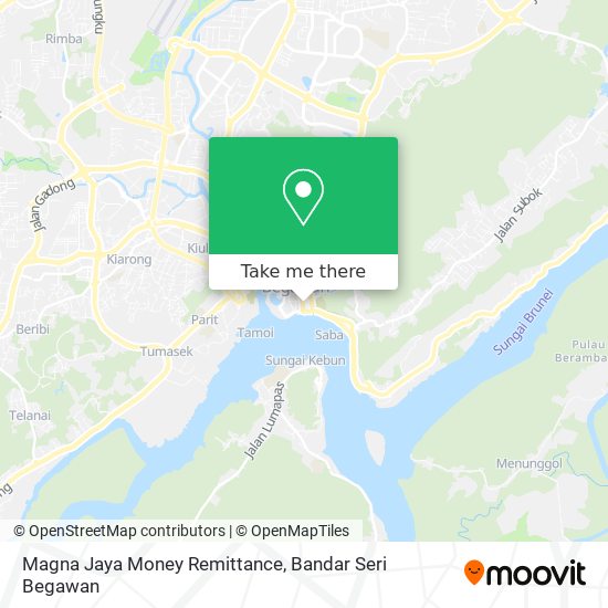 Magna Jaya Money Remittance map