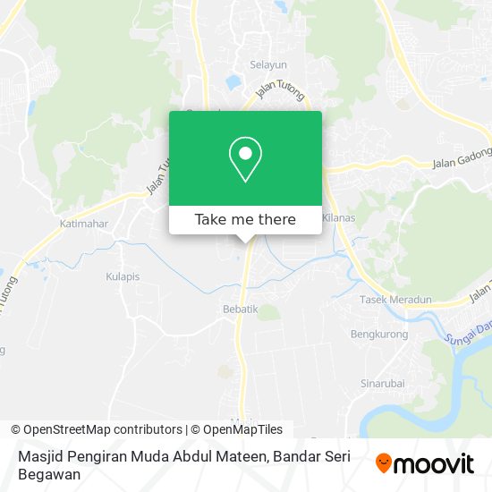 Masjid Pengiran Muda Abdul Mateen map