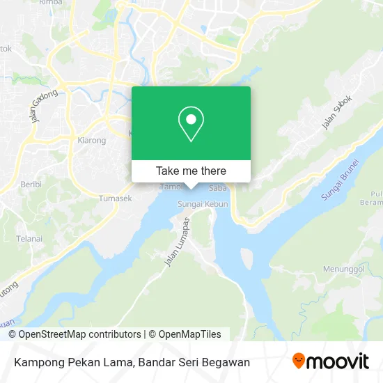 Kampong Pekan Lama map