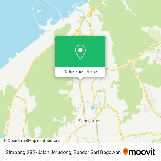 Simpang 282/Jalan Jerudong map