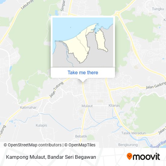 Kampong Mulaut map