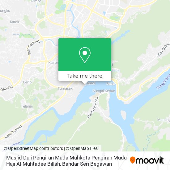 Masjid Duli Pengiran Muda Mahkota Pengiran Muda Haji Al-Muhtadee Billah map