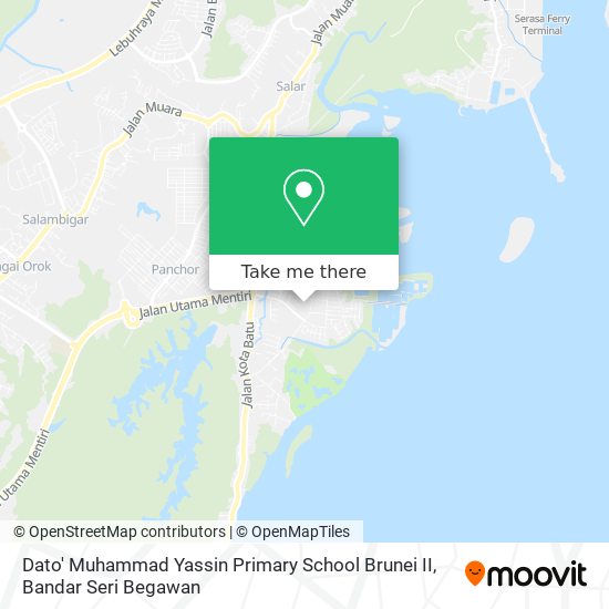 Dato' Muhammad Yassin Primary School Brunei II map